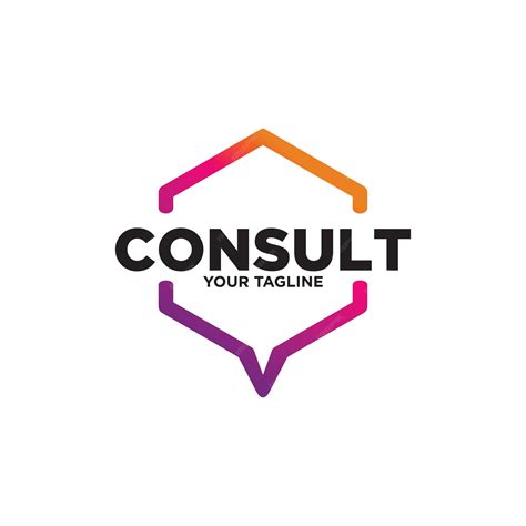 Premium Vector Polygonal Consulting Logo Design Consult Logo