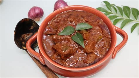 നടൻ ബഫ കറ Kerala Style Beef Curry Nadan Beef Curry YouTube