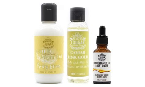 Cougar Beauty Products Tan Set Groupon Goods