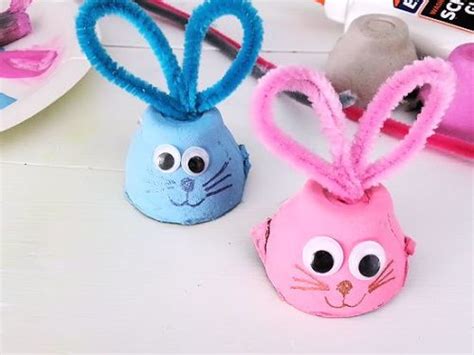 Egg Carton Bunny Craft Our Kid Things