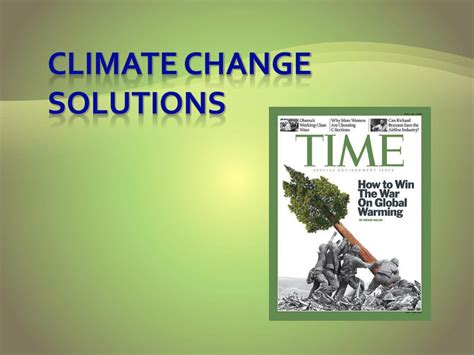 Ppt Climate Change Solutions Powerpoint Presentation Id3057722