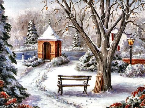 209 Best Images About Art Winter Scenes On Pinterest