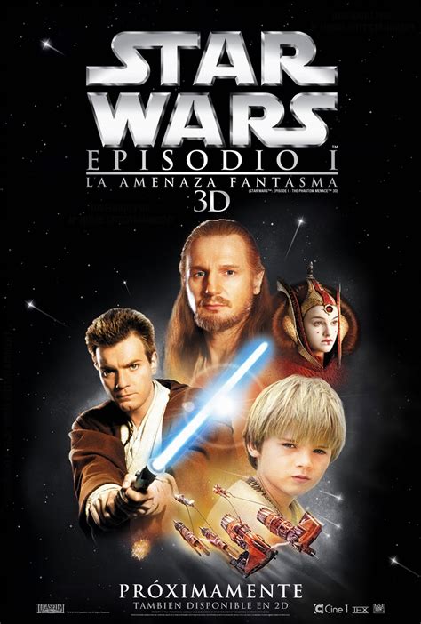 The Geeky Nerfherder New Posters For Star Wars The Phantom Menace 3d