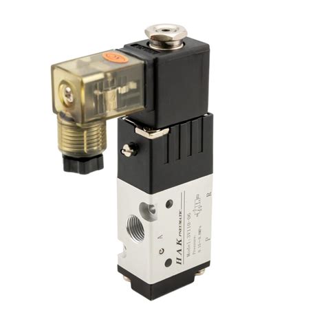 Pneumatic 3 Way3 Port2 Position Directional Single Coil Solenoid