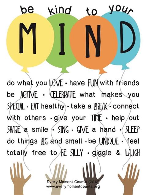 World Mental Health Day Ideas For Schools Printable Templates