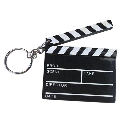 12 Hollywood Clapboard Keychain Movie Director Actor Novelty T Party