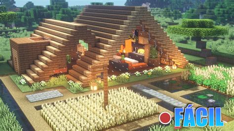 Como Hacer Una Casa En Minecraft Survival De Madera Tutorial Fácil