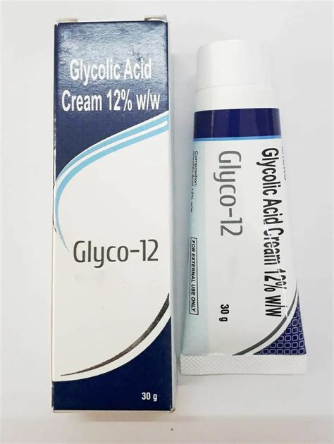 12 Glycolic Acid Cream Revive Healthy Skin Exfoliating Peel And Anti