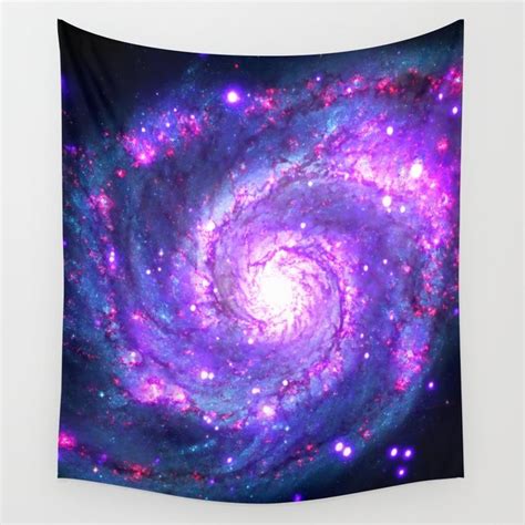 Buy Ultra Violet Galaxy Wall Tapestry By Augustinet Worldwide Shipping