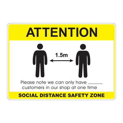 Buy Online Social Distancing Sign (SD6) from leading Library Furniture ...