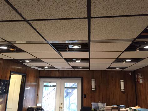 How To Replace Ceiling Tile With Recessed Light