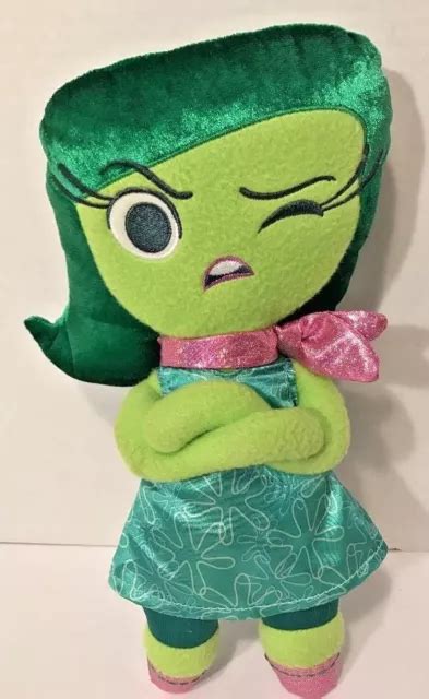 Disney Pixar Inside Out Disgust 12 Cute Plush Doll Green Girl