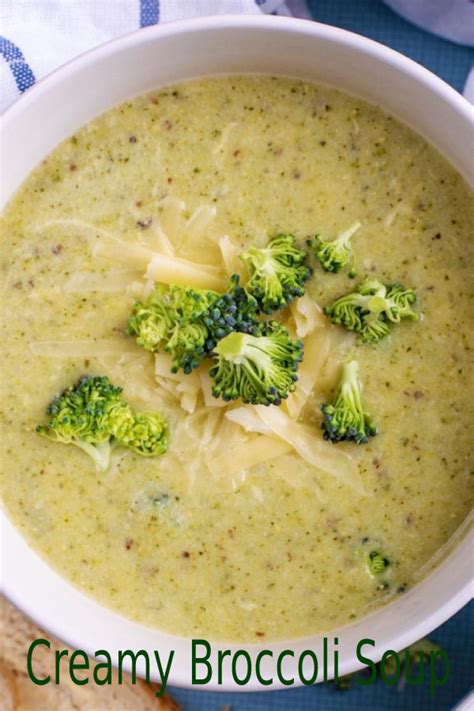 Creamy Broccoli Soup Happy Cook