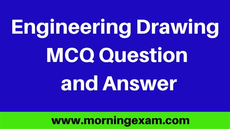 Important Engineering Drawing Mcq Question And Answer Pdf Free