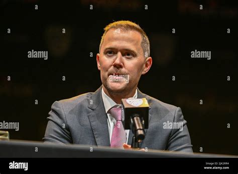 Usc Trojans Head Coach Lincoln Riley Speaks During Pac 12 Media Day On