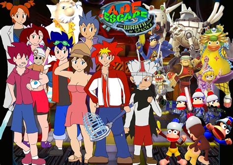 Ape Escape 4 Wos Characters By Supersaiyancrash On Deviantart