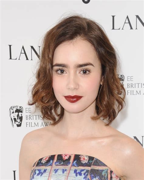 Lily Collins Best Celebrity Beauty Looks Of The Week Feb 10 2014