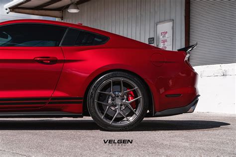Rapid Red Shelby Gt500 Velgen Forged 2015 S550 Mustang Forum Gt