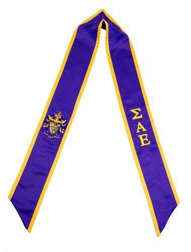 Sigma Alpha Epsilon Fraternity Purple And Yellow Graduation Deluxe