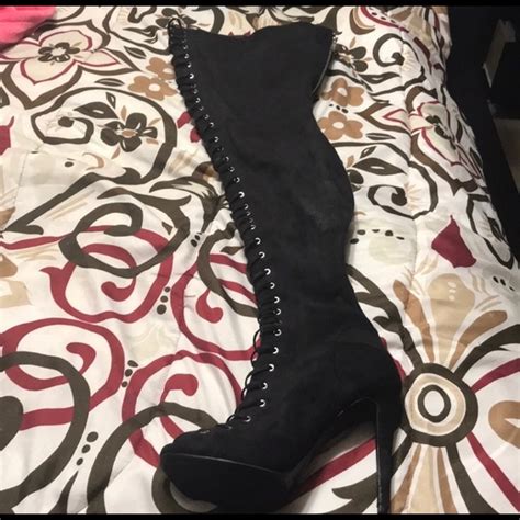 zigi girl shoes zigi gorgeous thigh high lace up boots in suede poshmark