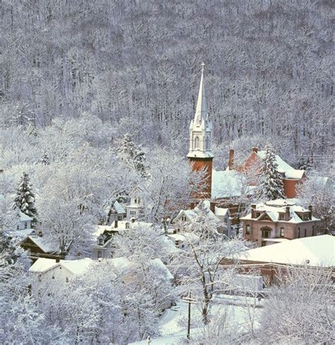 Franklin Pensylvania In Winter Snow Pennsylvania History Oil City