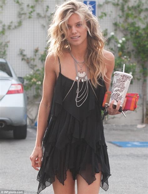 Annalynne Mccord Is Still In Her Lbd From The Night Before As She Grabs