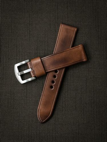 Brown Handmade Leather Watch Straps Bas And Lokes