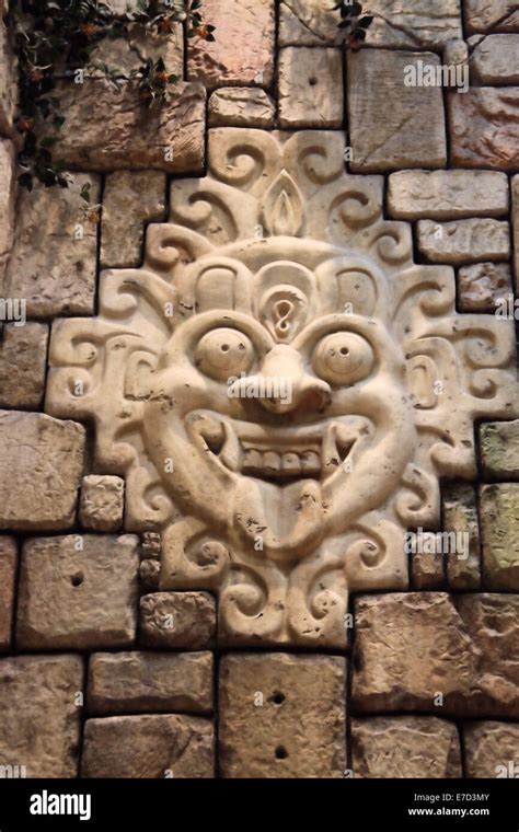 Mayan Wall Art Stock Photo Royalty Free Image 73432379 Alamy