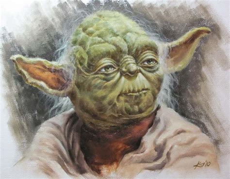 Yoda Portrait By Kevinjacksonartist On Deviantart