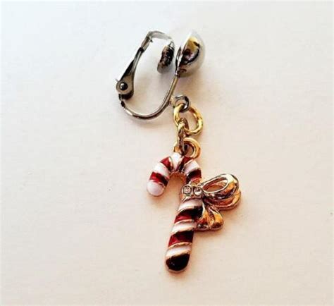 Candy Cane Christmas Lingerie Clip On Pussy Jewelry Erotic Labial Clit Clip EBay