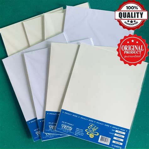 Veco Elit Vellum Specialty Board 220gsm Whitecreamgreencanary Yellow