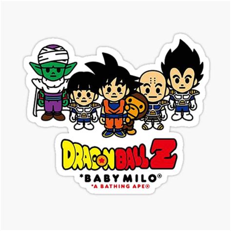 Bape Baby Milo Dragon Ball Z Rare Collab Bathing Ape Dbz T Shirts