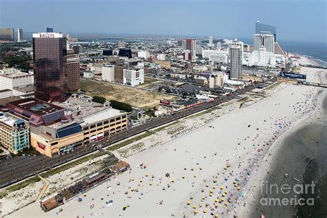 Aerial Of Downtown Atlantic City Photograph By Bill Cobb Fine Art America