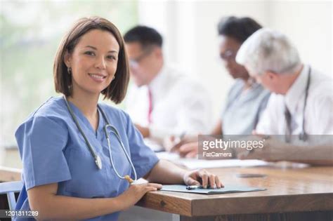 Nurse Staff Meeting Photos And Premium High Res Pictures Getty Images