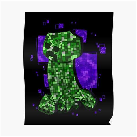 Minecraft Creeper Village Poster Minecraft Posters Minecraft Images And Photos Finder