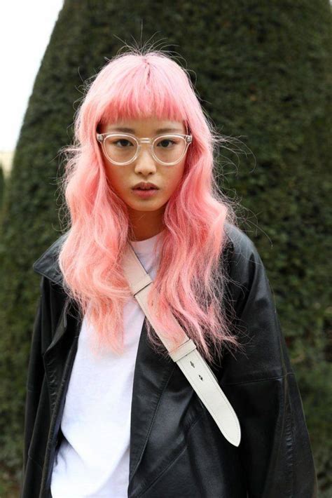 Ginger peach hair color is an ombré look starting with coppery brown roots that give way to vibrant tangerine and then pastel peach ends. Lighten Up: 15 Pastel Hair Colors We Can't Get Enough Of