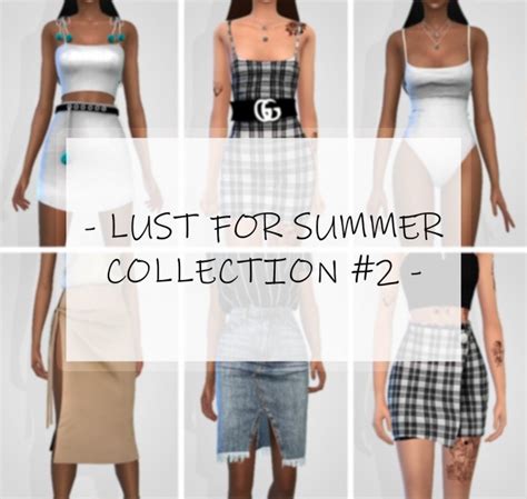 Lust For Summer Collection 2 At Grafity Cc Sims 4 Updates