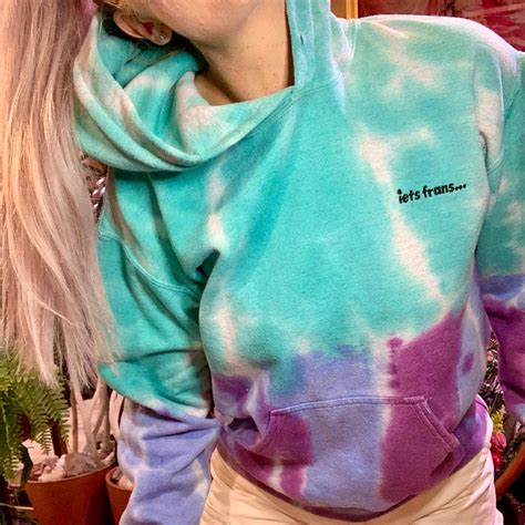 Urban Outfitters Womens Blue And Purple Hoodie Depop