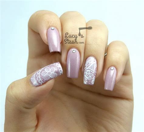 60 Lace Nail Art Designs And Tutorials For You To Get The Fashionable