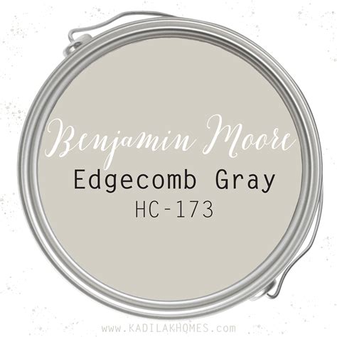 Edgecomb Gray Hc 173 By Benjamin Moore Paint Colors Benjamin Moore