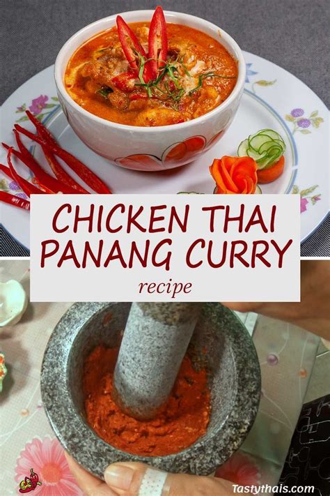 Best Thai Chicken Panang Curry Recipe Panang Gai Recipe Curry Recipes Panang Curry Recipe