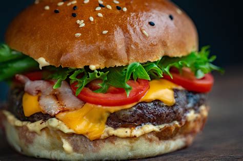 Free Images Hamburger Dish Buffalo Burger