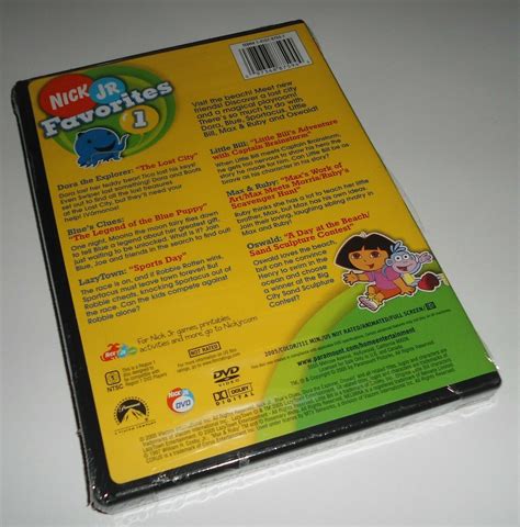 Nick Jr. Favorites Vol. 1 One Nickelodeon (DVD NEW) Lazytown Blue's
