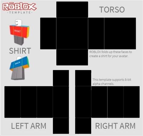 Transparent Roblox Shirt Template Roblox Shirt Template Create Shirts