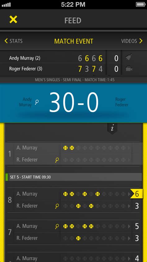 Live Score Tennis Lets Fans Track All Their Favorite Tennis Players