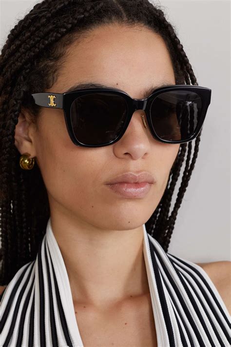 Celine Eyewear D Frame Acetate Sunglasses Net A Porter