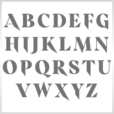 Printable Of The Alphabet Letters Fonts