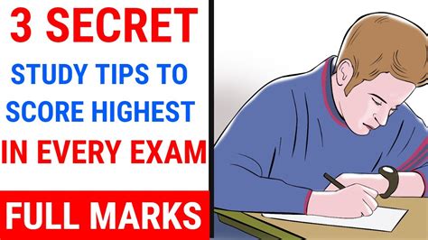 3 Secret Study Tips To Score Highest In Every Exam Motivational Hindi