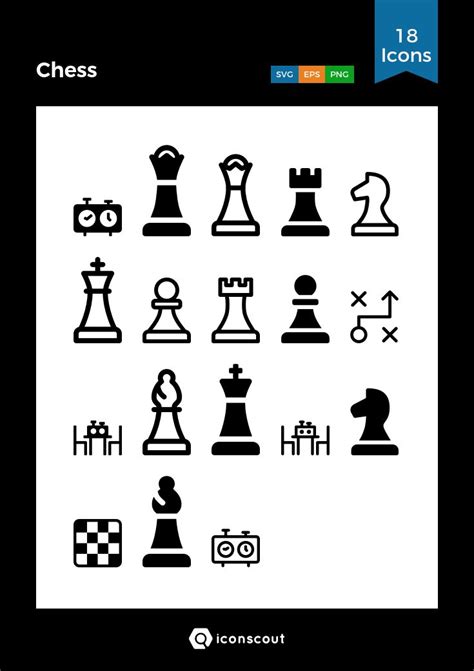 Download Chess Icon Pack Available In Svg Png And Icon Fonts Icon Pack