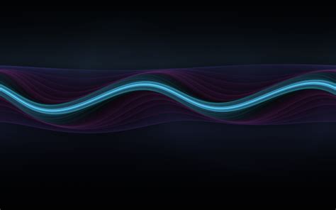 Wallpaper Abstract Wavy Lines Blue Circle Light Color Wave